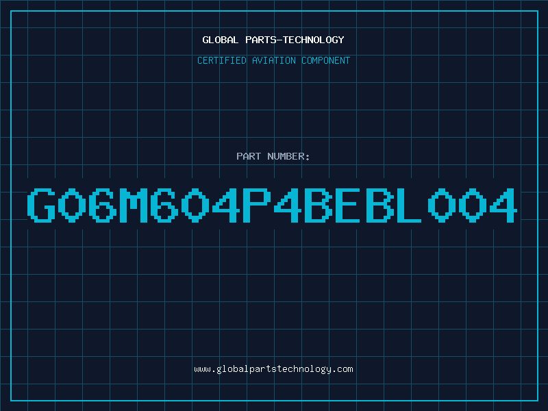 Aviation Part G06M604P4BEBL004