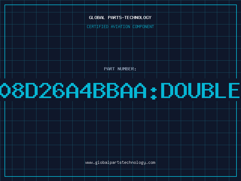 Aviation Part G08D26A4BBAA:DOUBLER