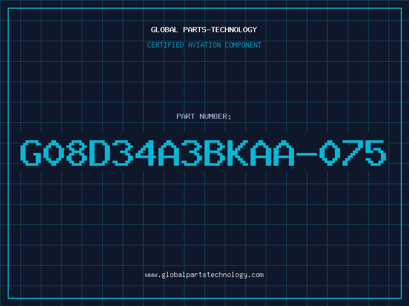 Aviation Part G08D34A3BKAA-075