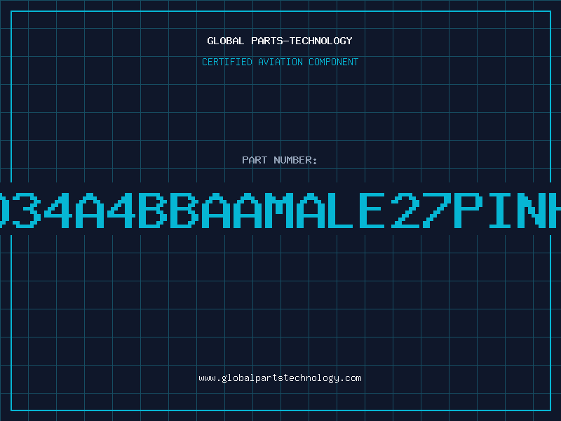 Aviation Part G08D34A4BBAAMALE27PINHEAD