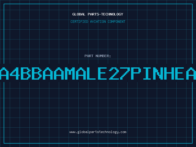 Aviation Part G08D34A4BBAAMALE27PINHEADERh18