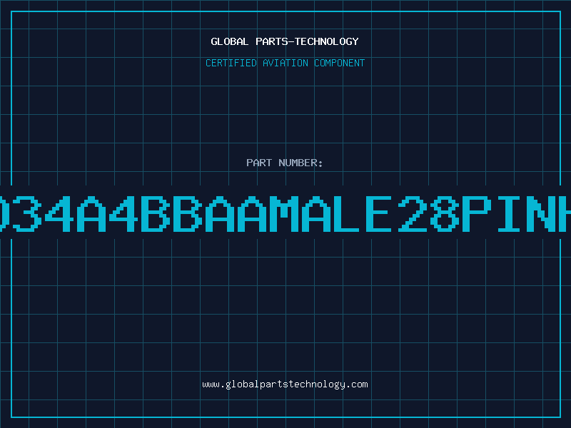 Aviation Part G08D34A4BBAAMALE28PINHEAD