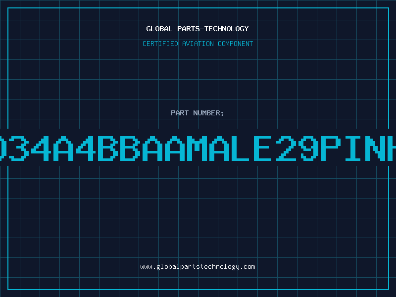 Aviation Part G08D34A4BBAAMALE29PINHEAD