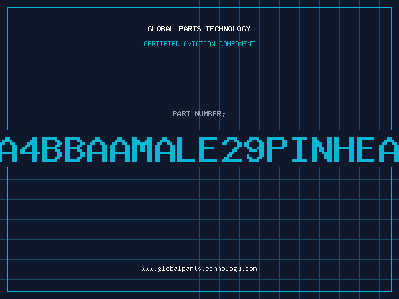 Aviation Part G08D34A4BBAAMALE29PINHEADERH18
