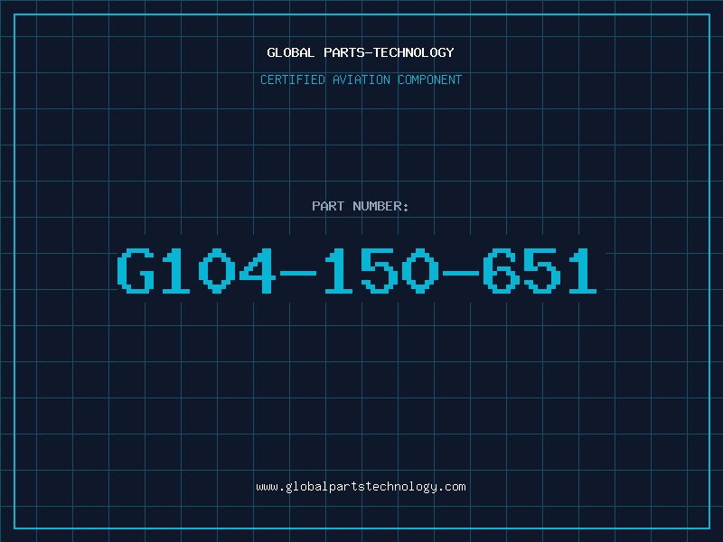 Aviation Part G104-150-651