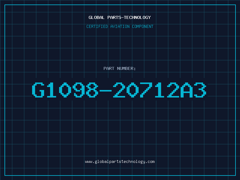 Aviation Part G1098-20712A3