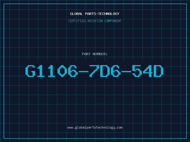 Aviation Part G1106-7D6-54D