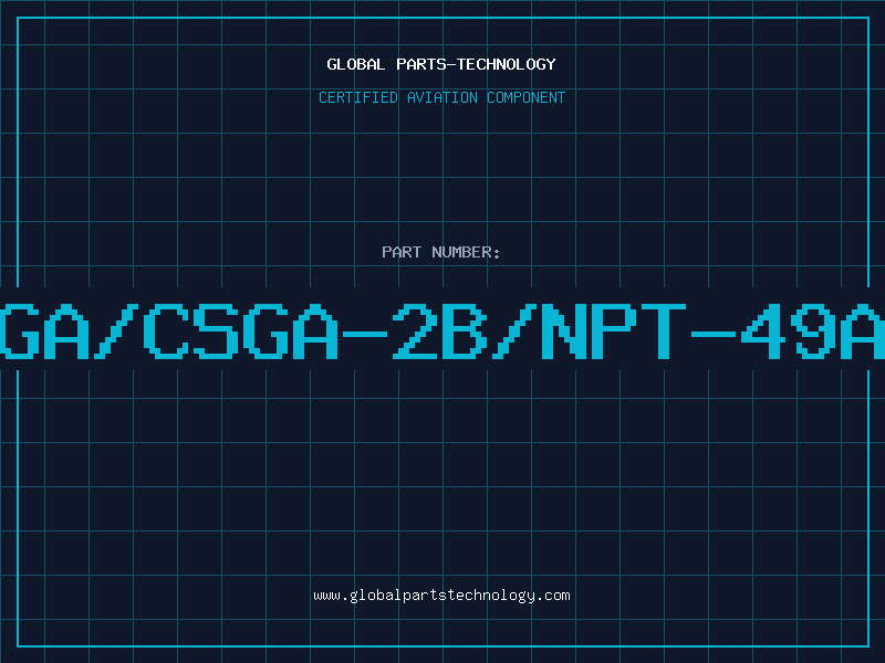 Aviation Part GA/CSGA-2B/NPT-49A