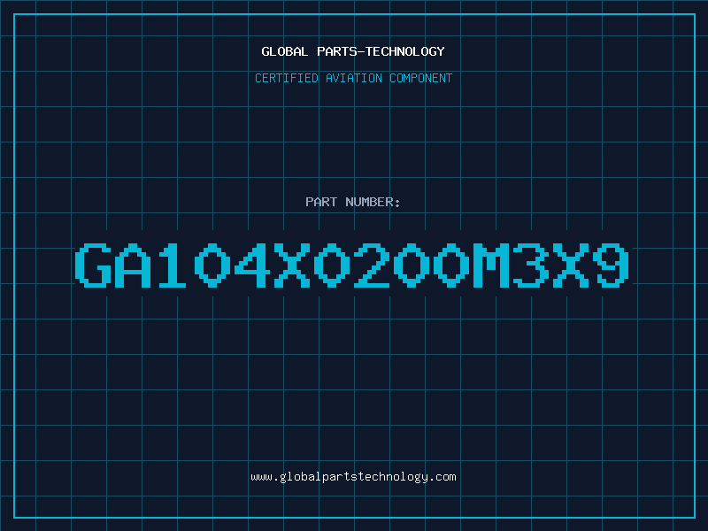 Aviation Part GA104X0200M3X9
