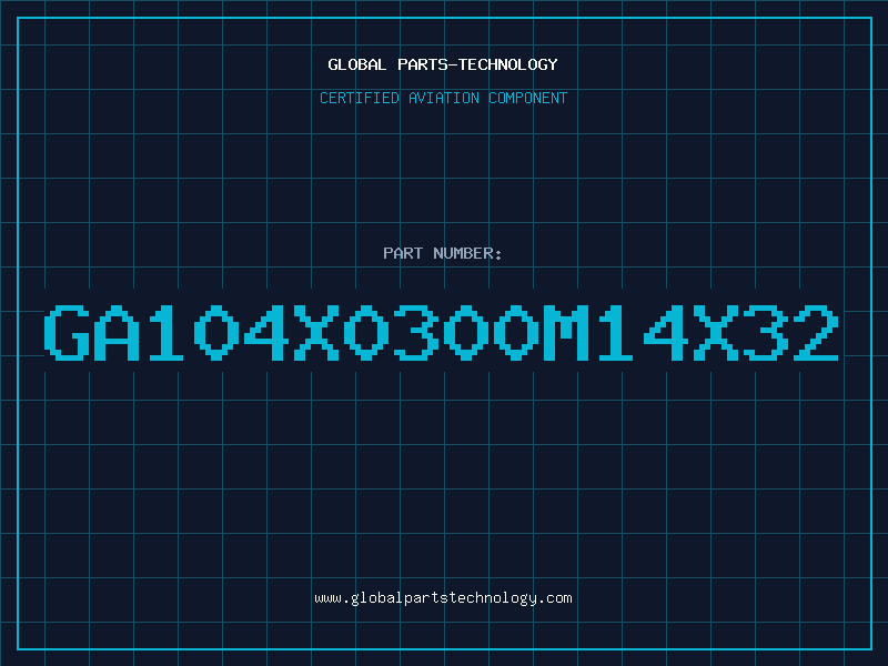 Aviation Part GA104X0300M14X32