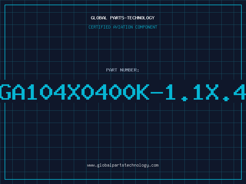 Aviation Part GA104X0400K-1.1X.4