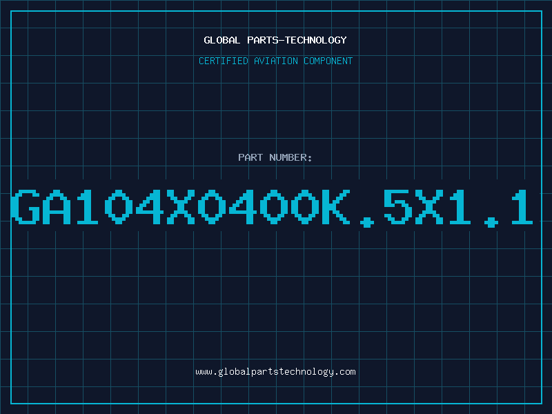 Aviation Part GA104X0400K.5X1.1