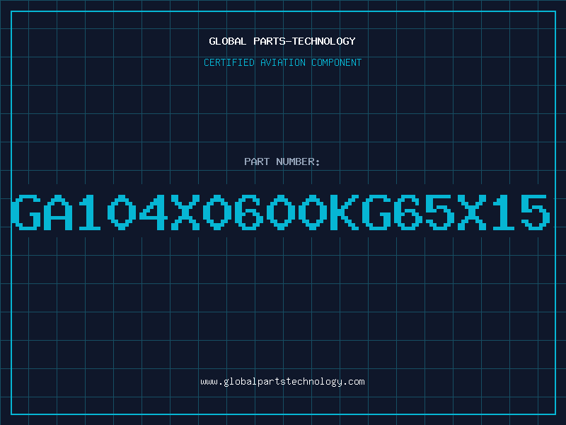 Aviation Part GA104X0600KG65X15