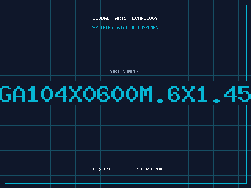 Aviation Part GA104X0600M.6X1.45