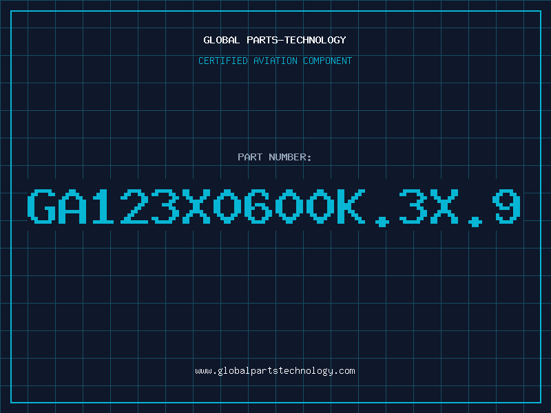 Aviation Part GA123X0600K.3X.9
