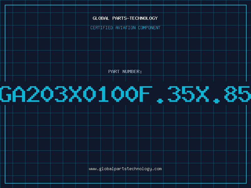 Aviation Part GA203X0100F.35X.85