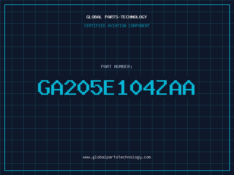 Aviation Part GA205E104ZAA