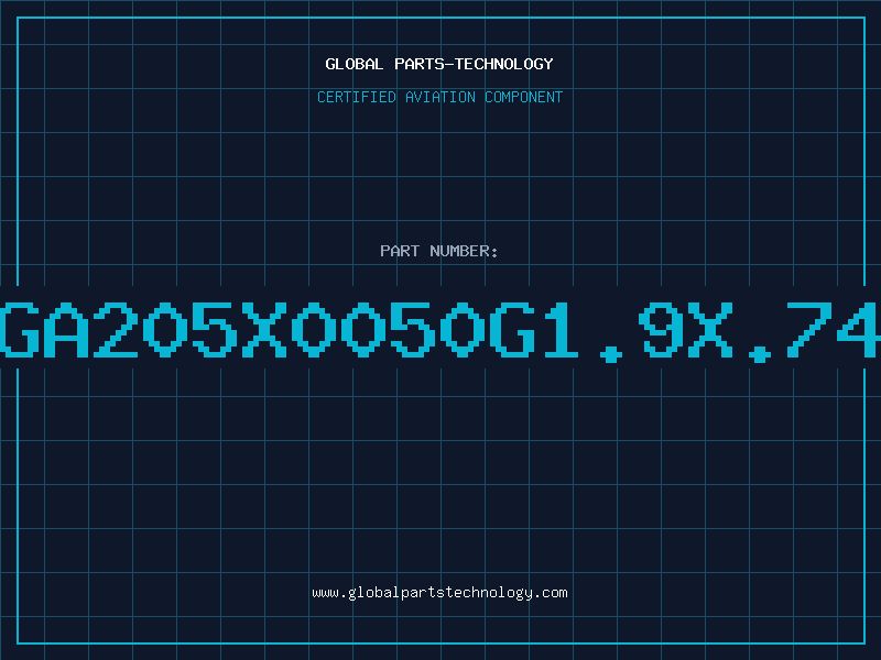 Aviation Part GA205X0050G1.9X.74