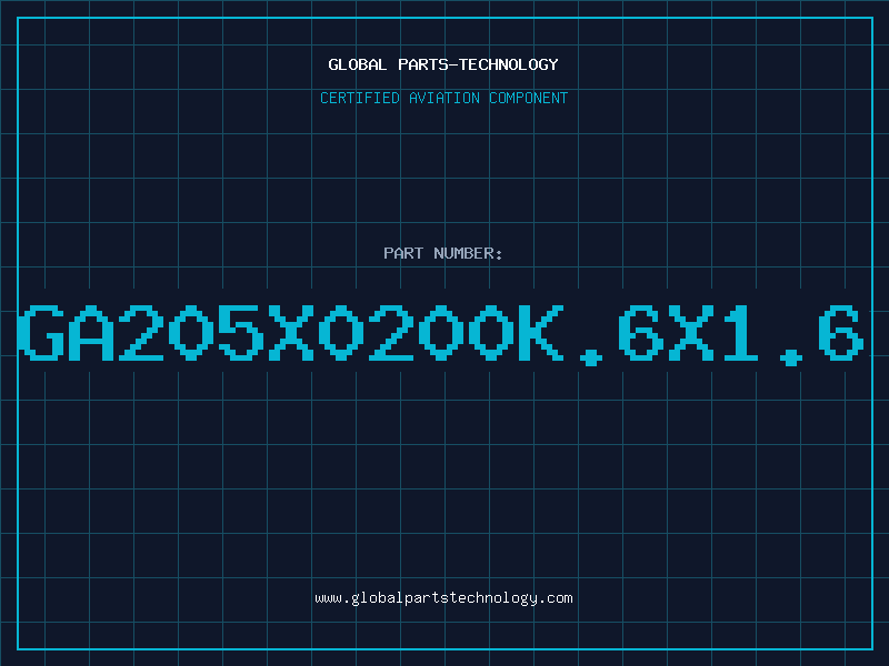 Aviation Part GA205X0200K.6X1.6