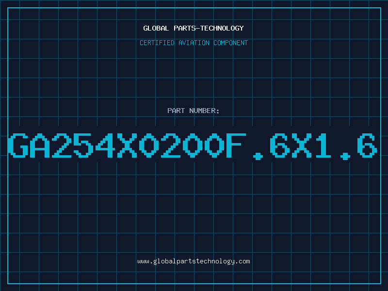 Aviation Part GA254X0200F.6X1.6