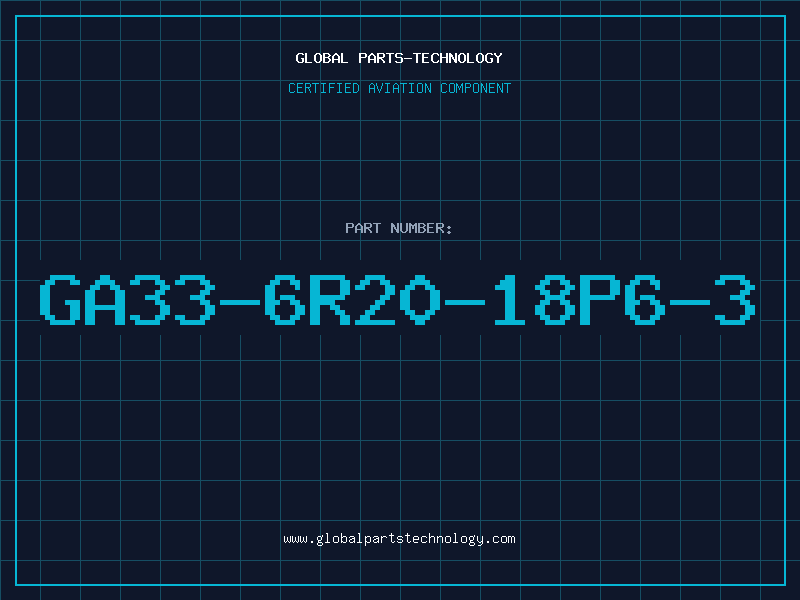 Aviation Part GA33-6R20-18P6-3
