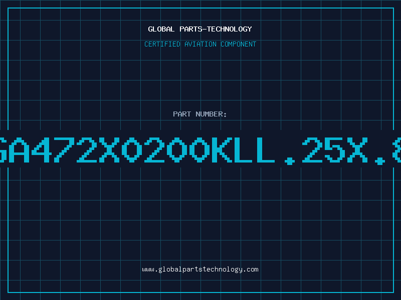 Aviation Part GA472X0200KLL.25X.8