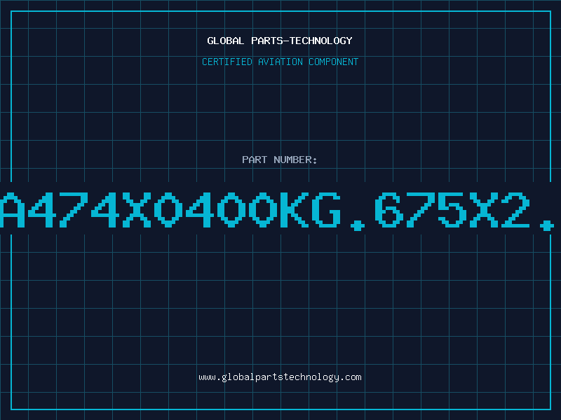 Aviation Part GA474X0400KG.675X2.3