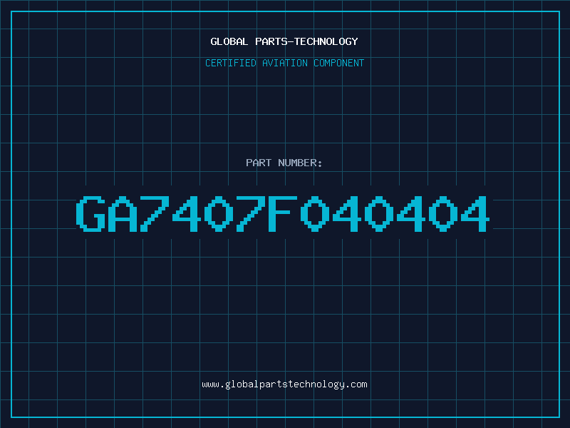 Aviation Part GA7407F040404