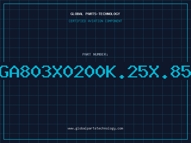 Aviation Part GA803X0200K.25X.85