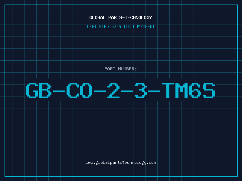 Aviation Part GB-CO-2-3-TM6S