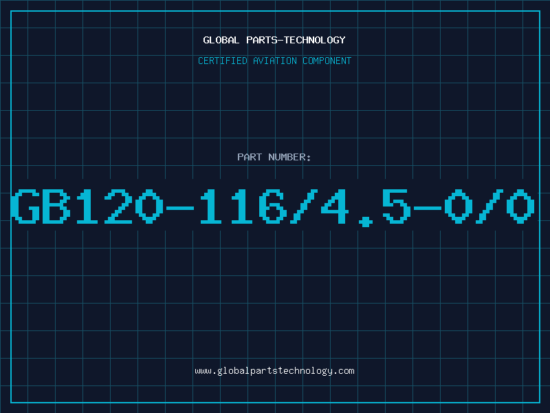 Aviation Part GB120-116/4.5-0/0