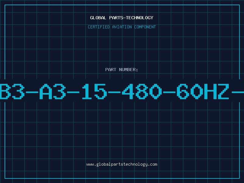 Aviation Part GB3-A3-15-480-60HZ-9