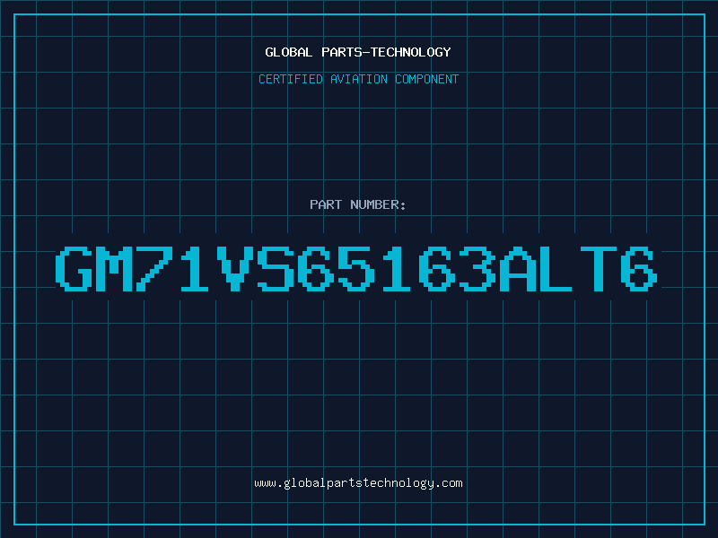 Aviation Part GM71VS65163ALT6