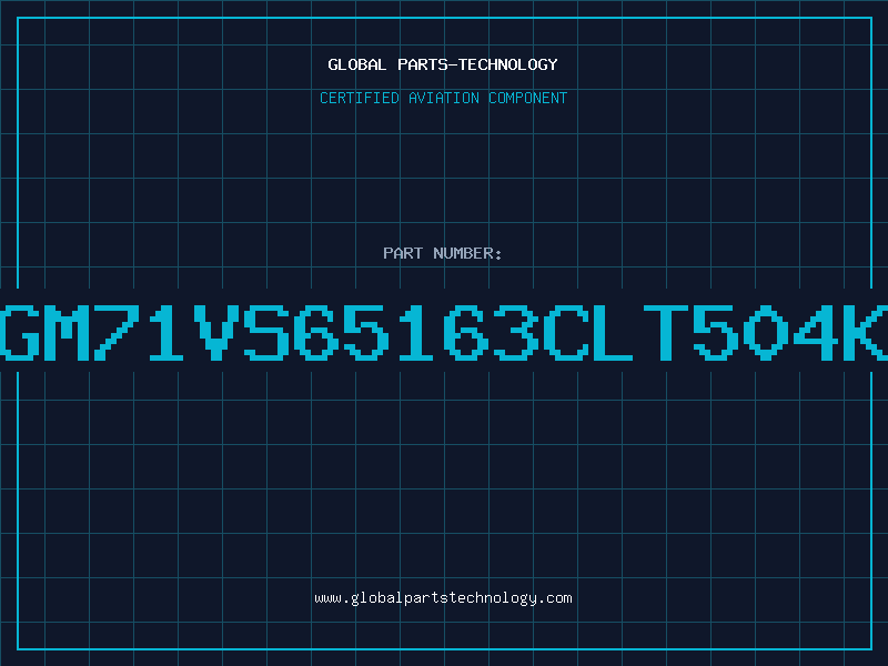 Aviation Part GM71VS65163CLT504K