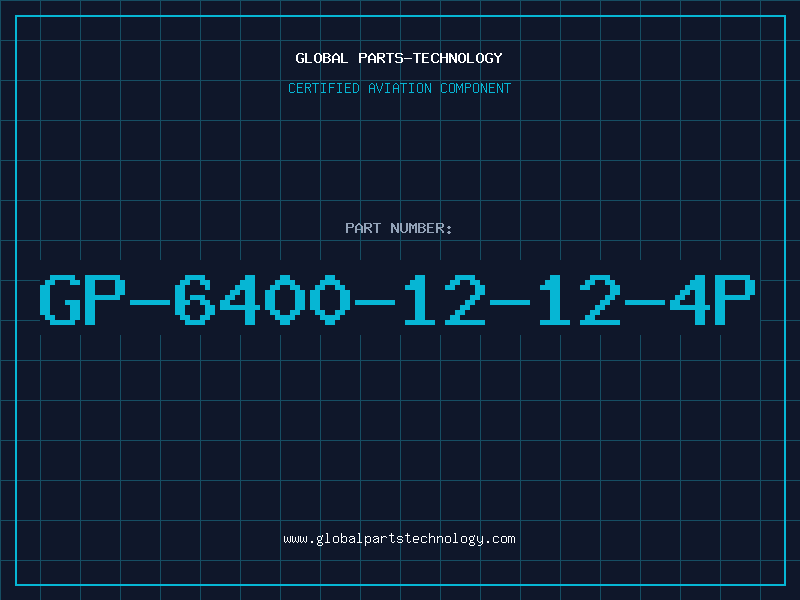 Aviation Part GP-6400-12-12-4P