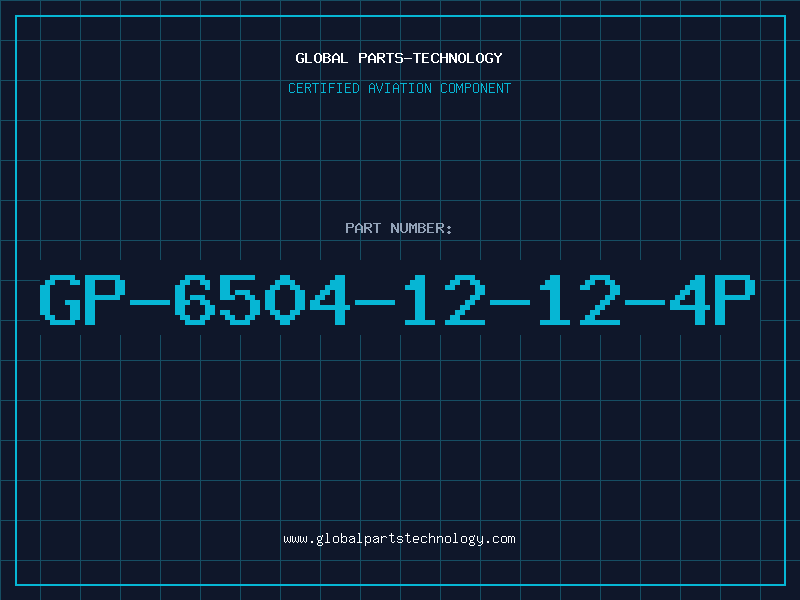 Aviation Part GP-6504-12-12-4P