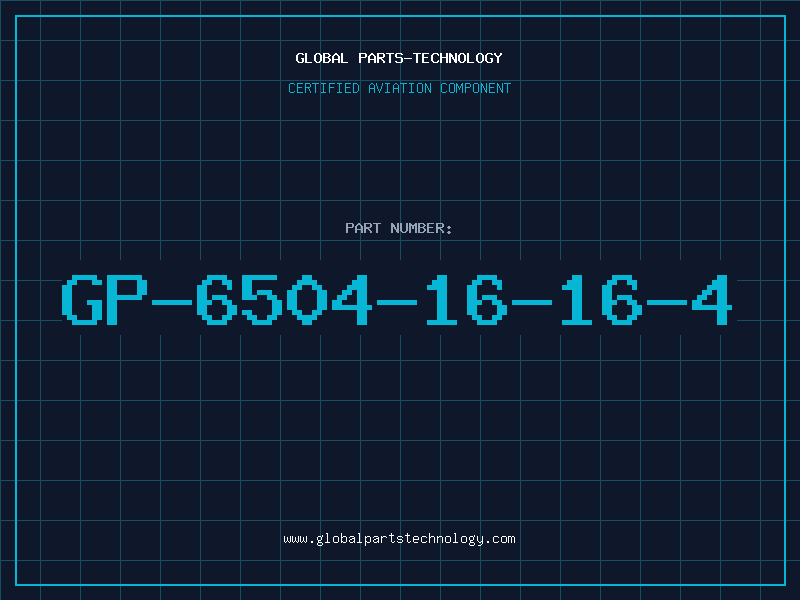 Aviation Part GP-6504-16-16-4