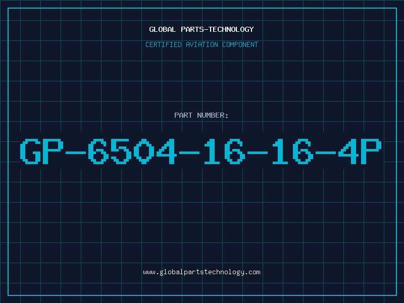 Aviation Part GP-6504-16-16-4P