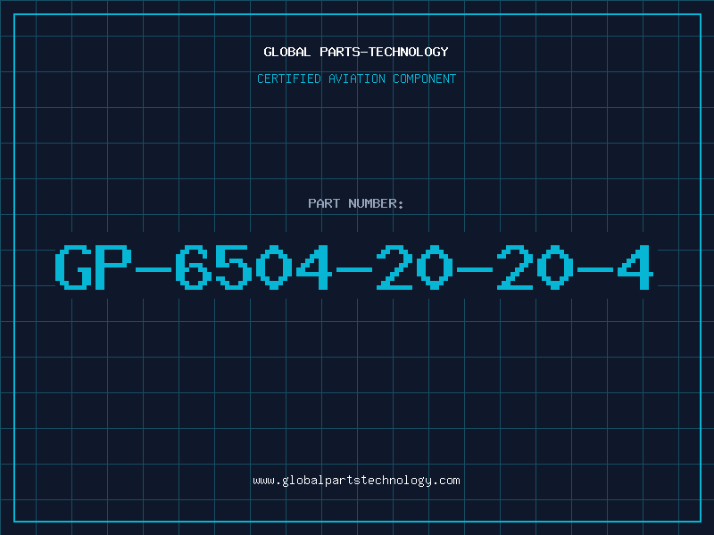 Aviation Part GP-6504-20-20-4