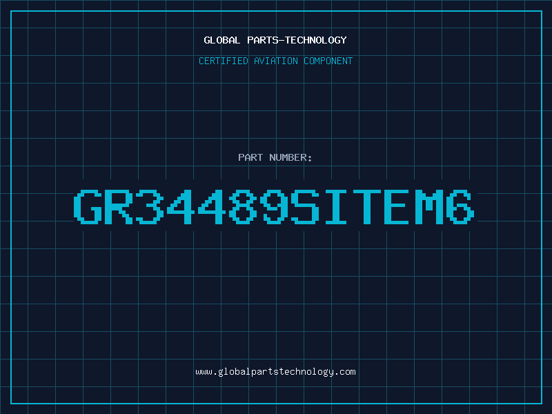 Aviation Part GR34489SITEM6