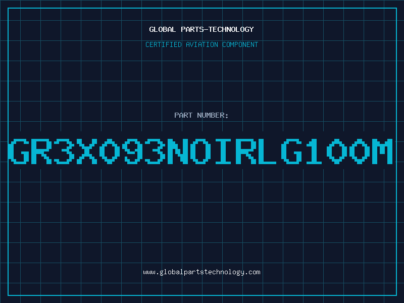 Aviation Part GR3X093NOIRLG100M
