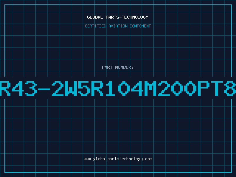 Aviation Part GR43-2W5R104M200PT83