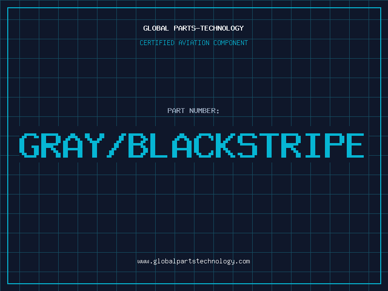 Aviation Part GRAY/BLACKSTRIPE