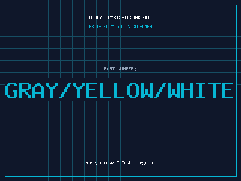 Aviation Part GRAY/YELLOW/WHITE