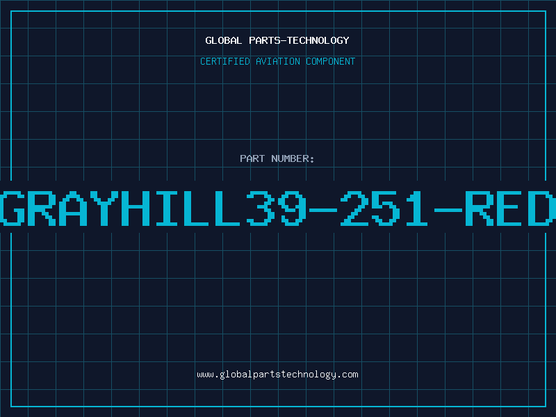 Aviation Part GRAYHILL39-251-RED