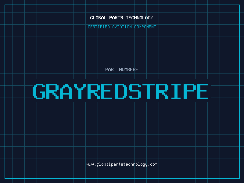 Aviation Part GRAYREDSTRIPE