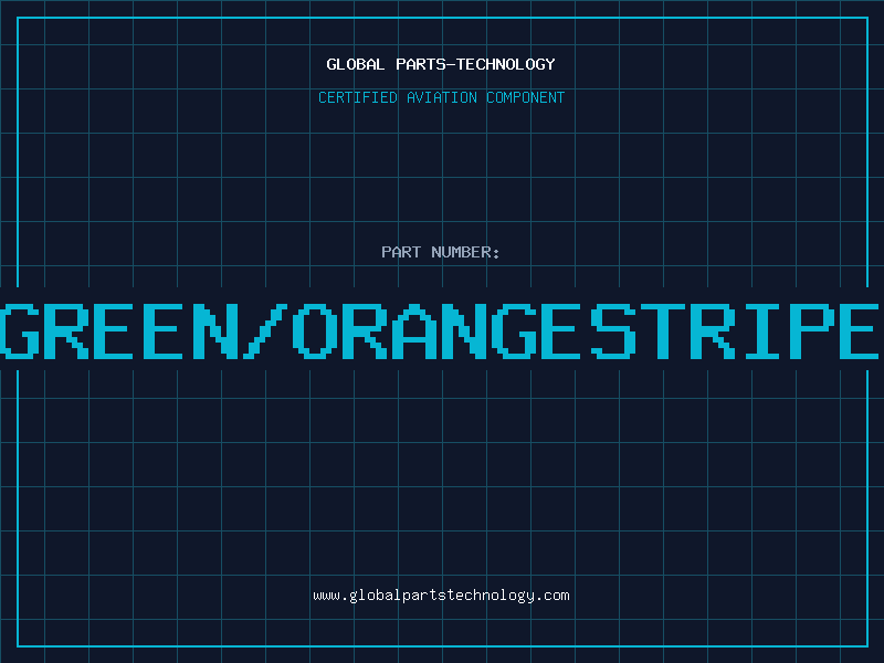 Aviation Part GREEN/ORANGESTRIPE