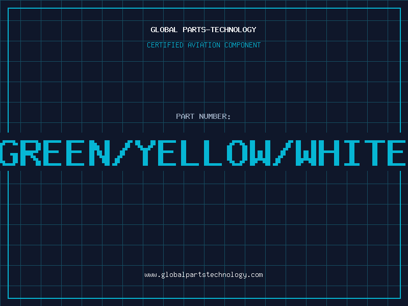 Aviation Part GREEN/YELLOW/WHITE