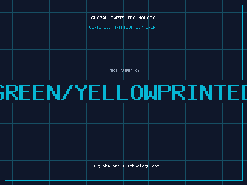 Aviation Part GREEN/YELLOWPRINTED