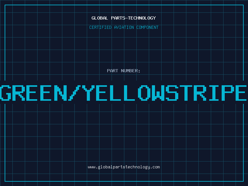 Aviation Part GREEN/YELLOWSTRIPE